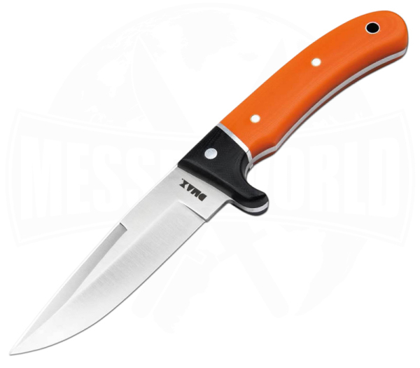 Magnum DMAX Elk Hunter Jagd- und Outdoormesser mit orangefarbenem G10 Griff