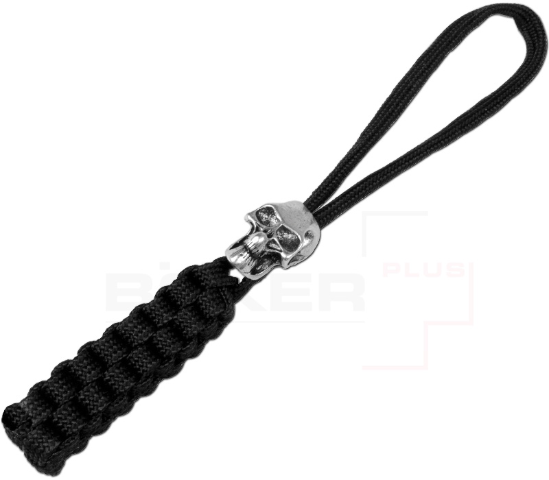 Böker Plus Lanyard Schwarzer Lanyard mit Totenkopf Böker Plus Lanyard Schwarzer Lanyard mit Totenkopf