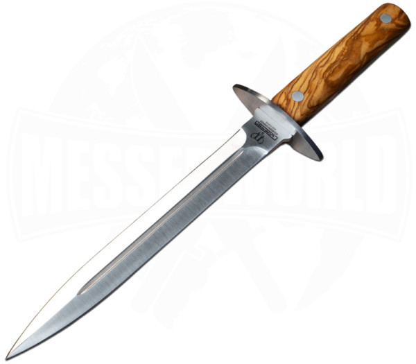 Cudeman Olive C113-L Dolch Jagdmesser mit Holzgriff
