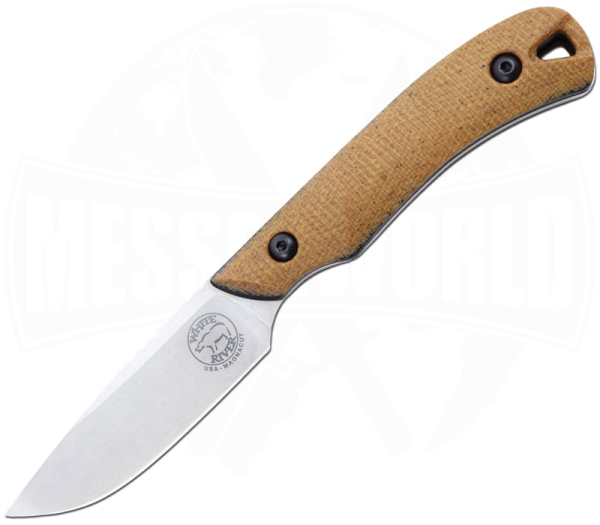 White River Knife & Tool Axiom Burlap Micarta/MagnaCut EDC