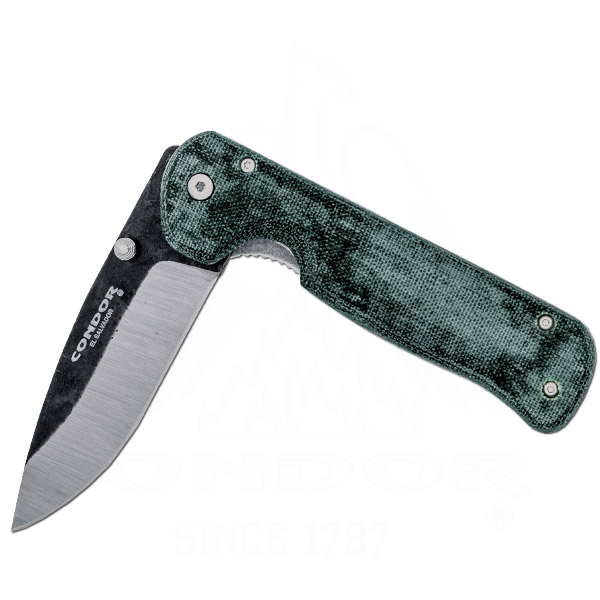 Condor Krakatoa Folder Army Green stabiles EDCMesser mit grünen