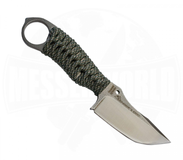 Wildsteer Karlican KAR0114 - Paracord handle outdoor knife with grip ring