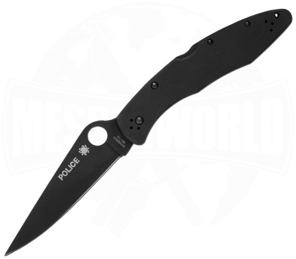 Spyderco Police Black SS - Einhandmesser