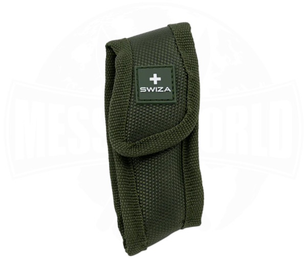 SWIZA E03 Nylon-Etui in Olivgrün für SWIZA Taschenmesser mit robuster Gürtelbefestigung