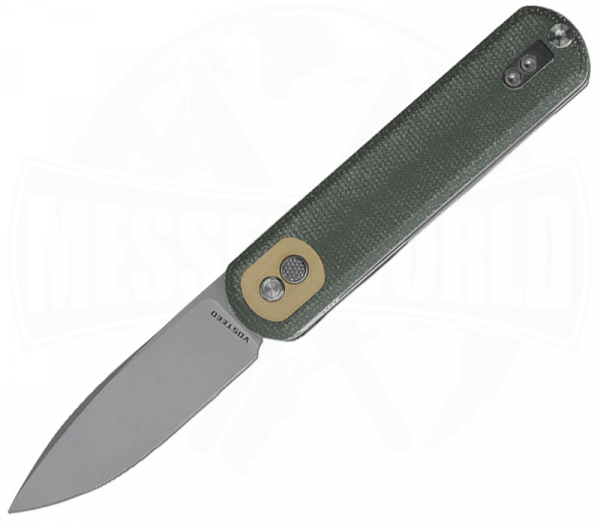 Vosteed Corgi Stonewash Green Micarta