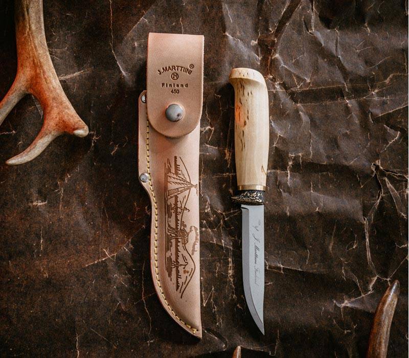Deluxe Lynx Bronze 111910 - Fin knife | Messerworld.en