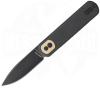 Corgi Black Stonewash Black Micarta Corgi Black Stonewash Black Micarta