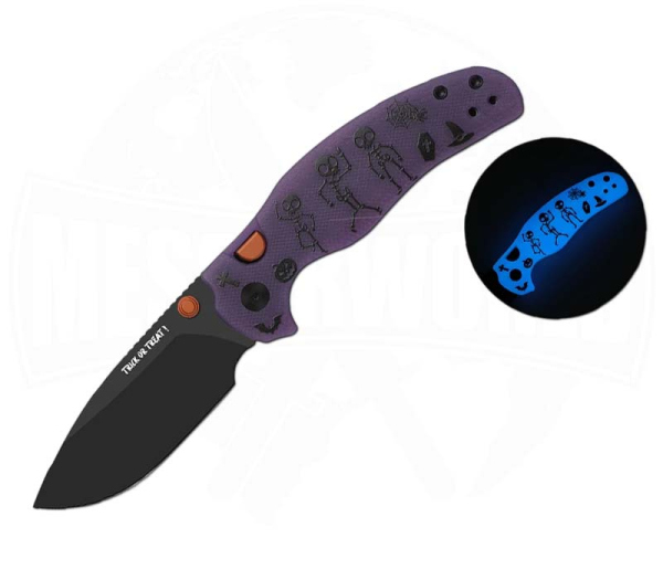 KIZER C01C 2.9 BD Halloween Purple GID Bones