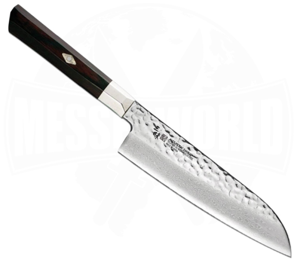 Mcusta Zanmai Supreme Hammered Santoku 18 cm Kochmesser