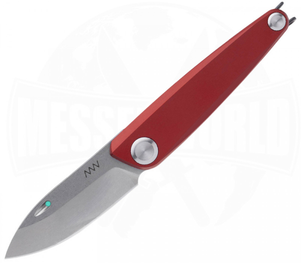 Z050 Dural Stonewash Red Pocket Knife