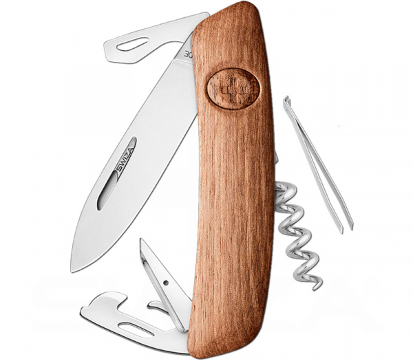 Swiza Wood D03 Walnuss Multitool