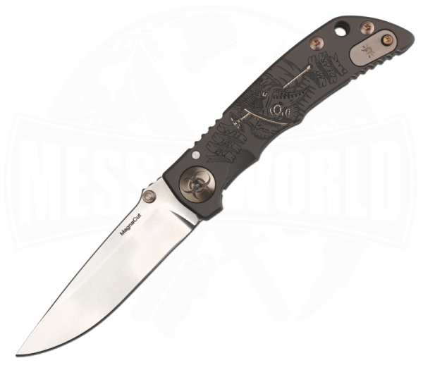 Spartan Blades Harsey Folder 3.25 Black Plague Special Edition Magnacut