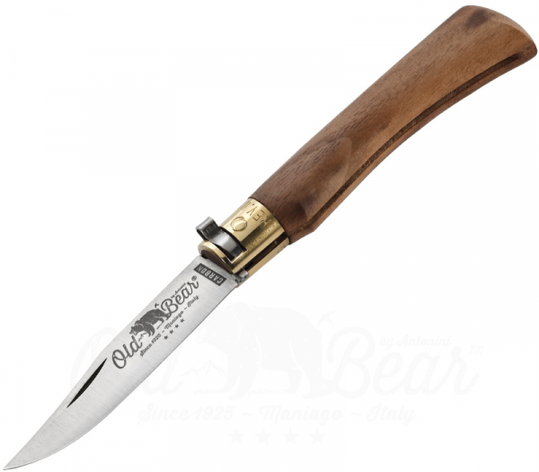 Old Bear M Walnut Carbon Steel Pocket Knife