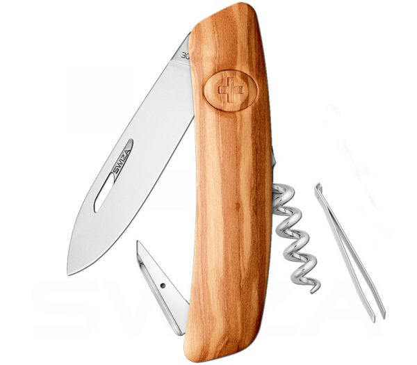 Swiza D01 Wood Oliv Pocket Knife