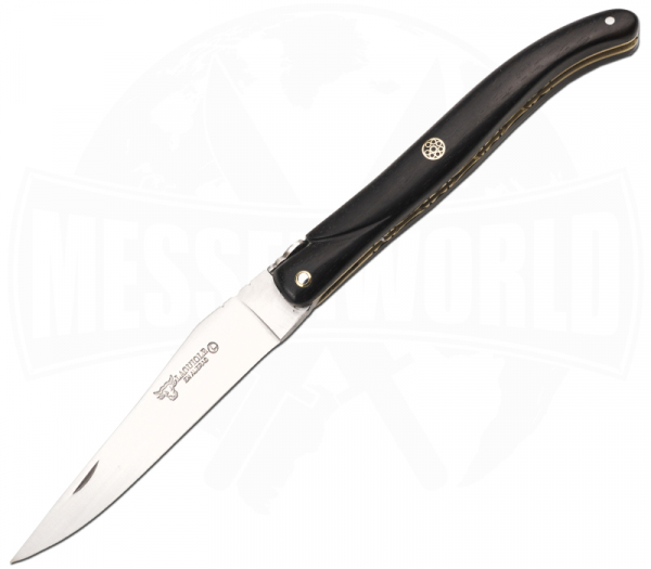Laguiole en Aubrac Laguiole Ebenholz Messing Filework