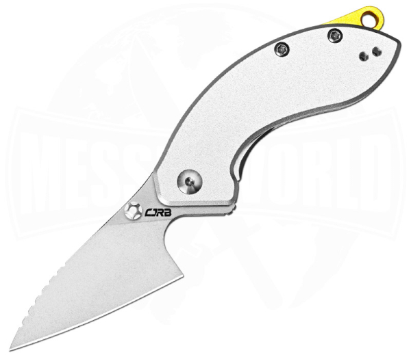 CJRB Spud Neck Knife Grey Aluminium