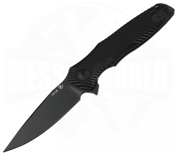 Spartan Blades Poros All Black G10