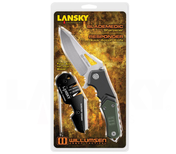 Lansky Responder Quick Action Knife + Blade Medic Messerschärfer