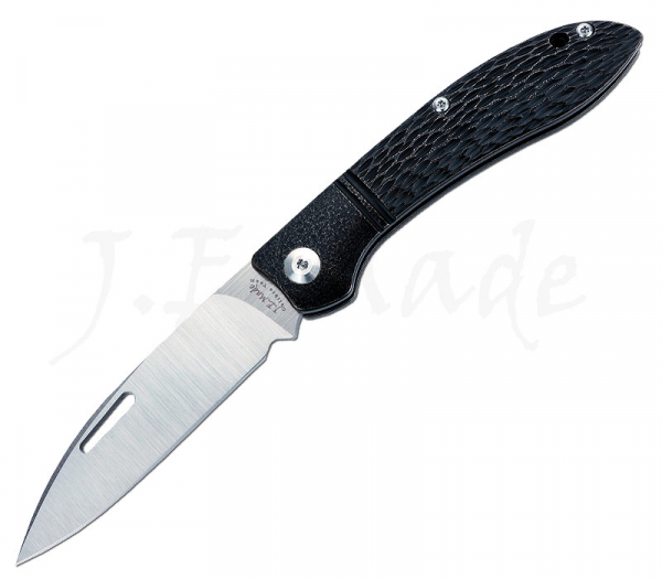 J.E.Made Knives Phoenix Handgraviert S35VN geöffnet 