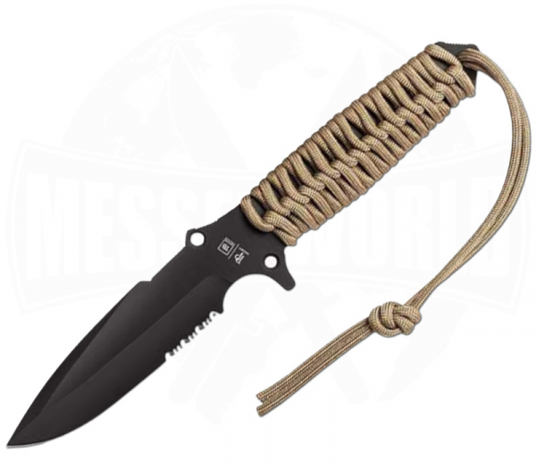 TB Outdoor Maraudeur Paracord Brown Serrated