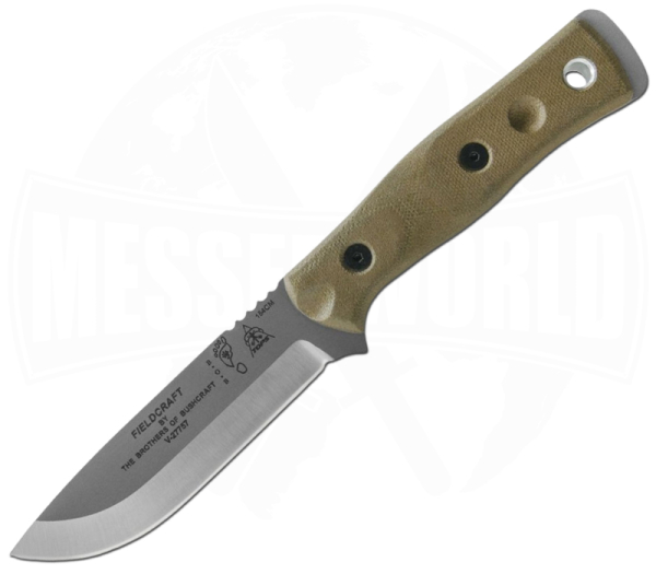 TOPS Knives B.O.B. Fieldcraft Green Micarta