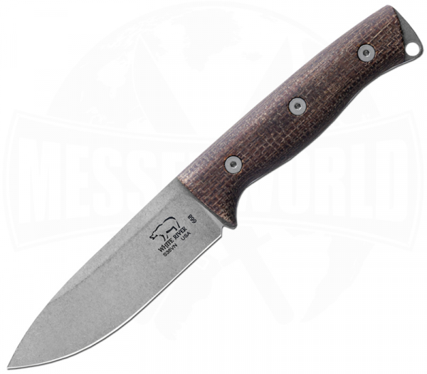 White River Knife & Tool Ursus 45 Natural Micarta