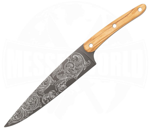 Deejo Chefmesser Olivenholz Floréal