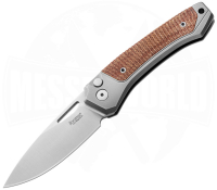Twain Titanium Micarta Natural
