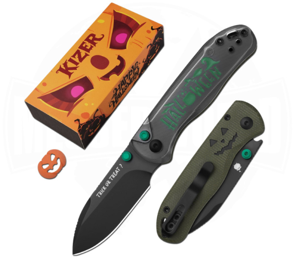 KIZER Drop Bear 2 Halloween V3619.2CDHW1 - Einhandmesser