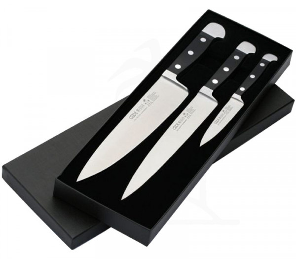 Alpha chef's knife set 3 pieces Güde