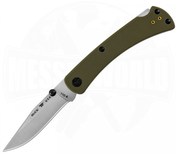 Buck Knives Folding Hunter Slim Pro TRX 110GRS3 Green