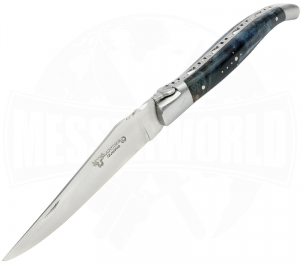 Laguiole Knife Blue Poplar 12 cm