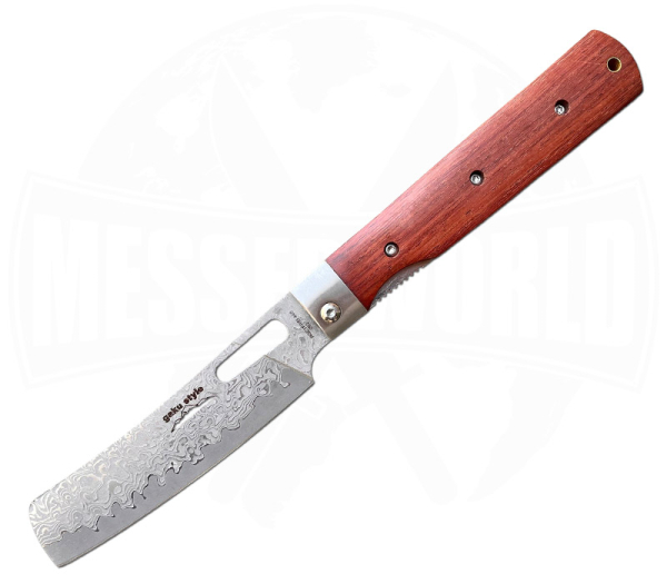 Kanetsune Seki Gaku Style Damast BBQ Kochmesser