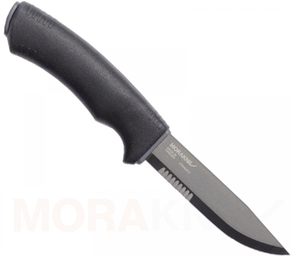 Morakniv Tactical SRT Belt Knife in All Black Style