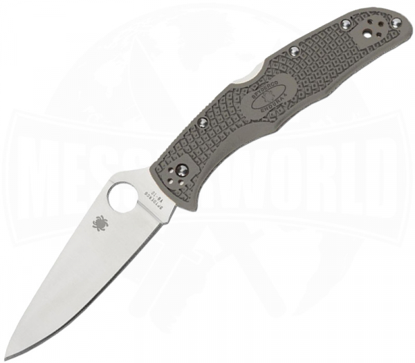 Spyderco Endura 4 Grey Taschenmesser mit FRN-Griffschalen