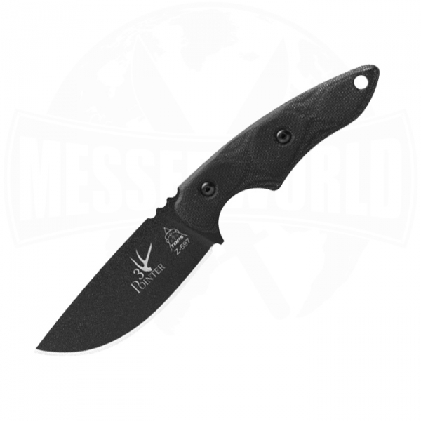 TOPS Knives 3 Pointer Black feststehendes Messer