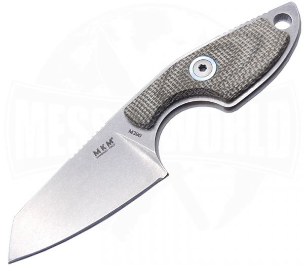 MKM Mikro 2 Green Micarta - Neck Knife