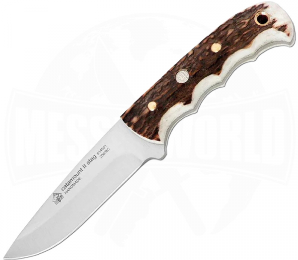 PUMA IP Catamount II Stag - Fixed Blade with Staghorn Scales