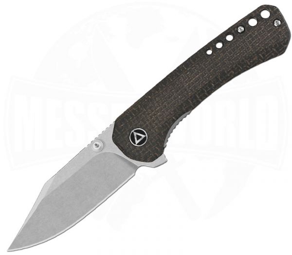 QSP Kestrel Micarta Dark Brown/sw