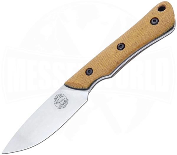 White River Knife & Tool Brave Canvas Micarta/MagnaCut