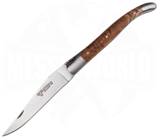 Laguiole en Aubrac Taschenmesser Schwarze Esche Doppelplatinen 12 cm
