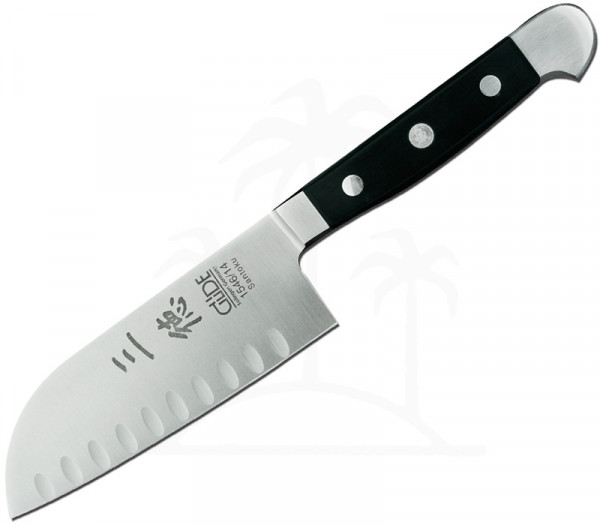 Güde Alpha Santoku with Recesses