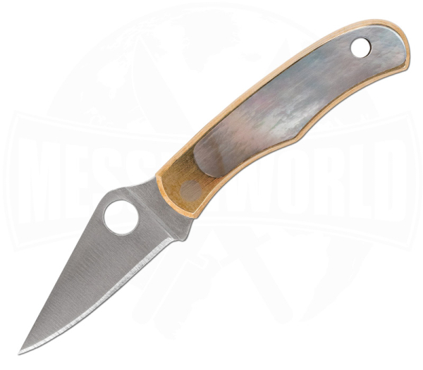 Spyderco Bug Nickel Silver Abalone