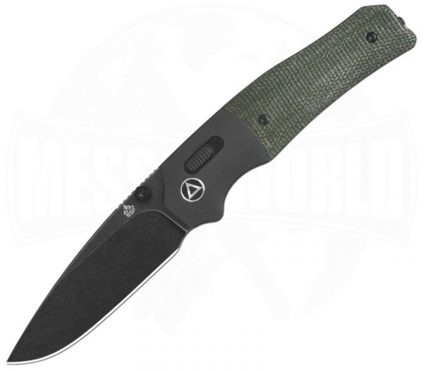 QSP Vault Micarta /SW/Black/Green - EDC Folder