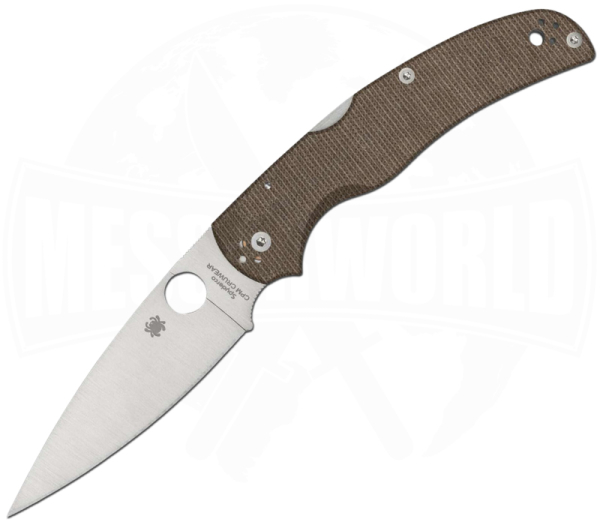 Spyderco Native Chief Brown Micarta / CPM Cruwear Klappmesser mit Backlock Arretierung