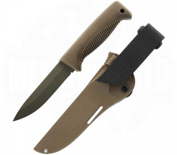 Peltonen M07 Ranger Puukko Coyote Cerakote Composite - Rubberized TPE Handle