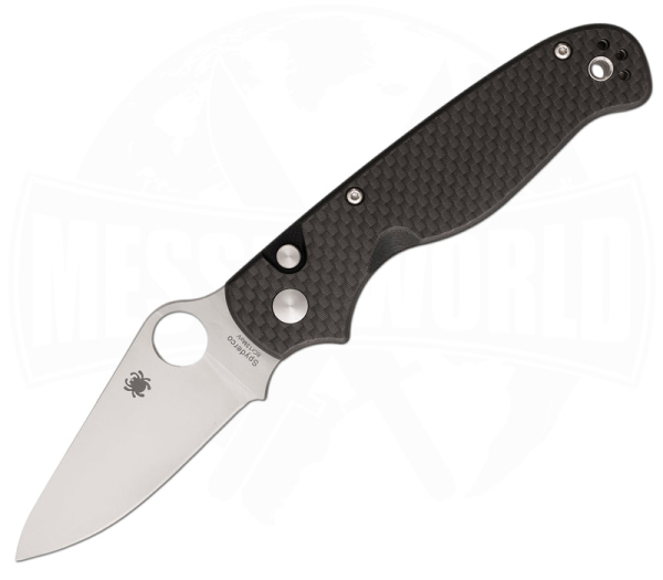 Spyderco ButtonUp Carbon Fiber Plain Edge