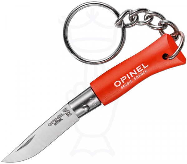 No. 02 Colorama orange keychain knife