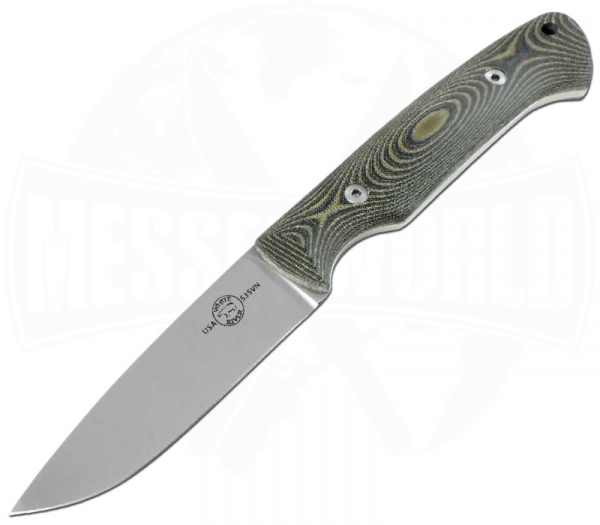 White River Knife & Tool Hunter Canvas Black/Olive HNT-LBO