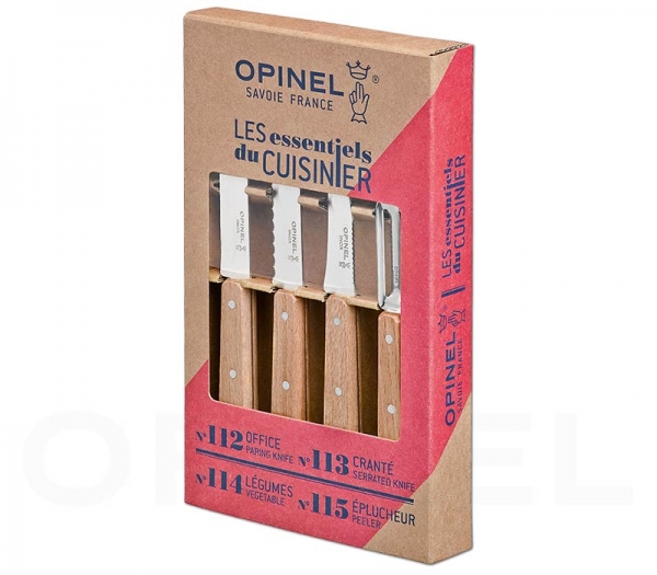 Opinel Küchenmesser-Set Nature